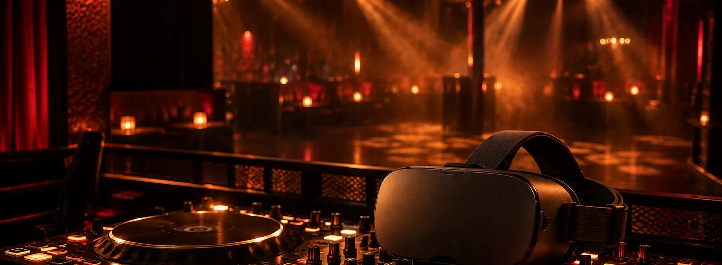 Illustration of the setting of DJ Lusty Beats